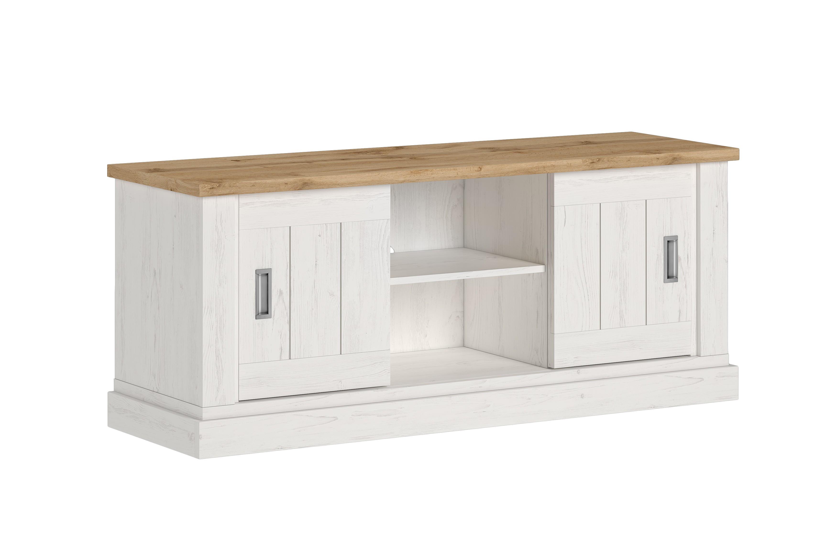 TV Element VINCI II Andersen-Kiefer - Eichefarben, Holzwerkstoff (145/60/46cm) - Lookway