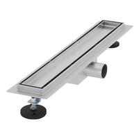 DUSCHRINNE 50cm - Silberfarben, Metall (13.9/7.8/54cm) - LuxeBath