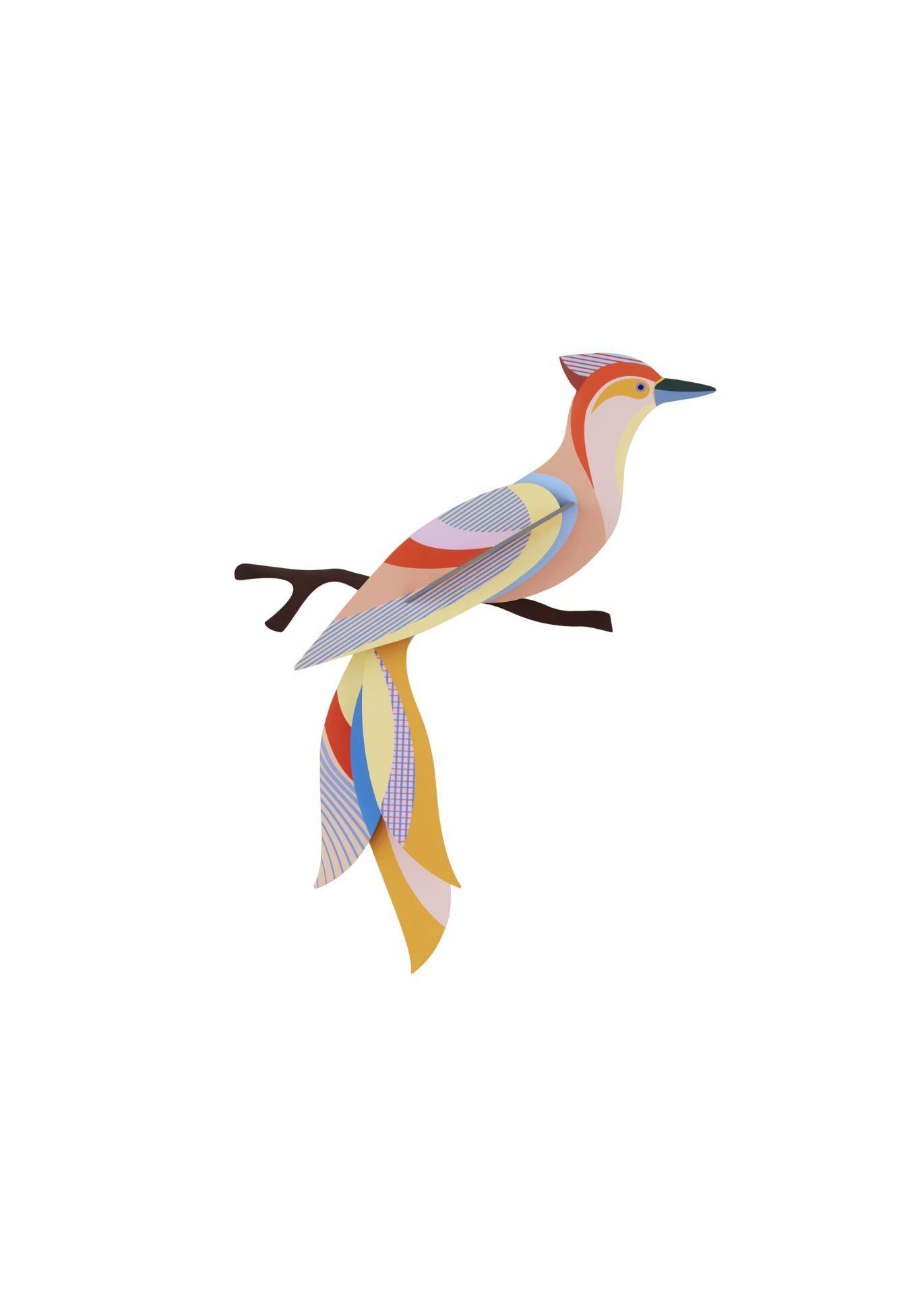 WANDDEKO Leuchtender Flügel 4.5/18 cm - Multicolor, Wellpappe (4.5/18/31cm) - Studio Roof