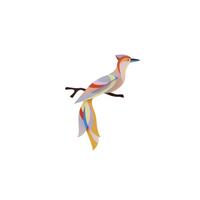WANDDEKO Leuchtender Flügel 4.5/18 cm - Multicolor, Wellpappe (4.5/18/31cm) - Studio Roof