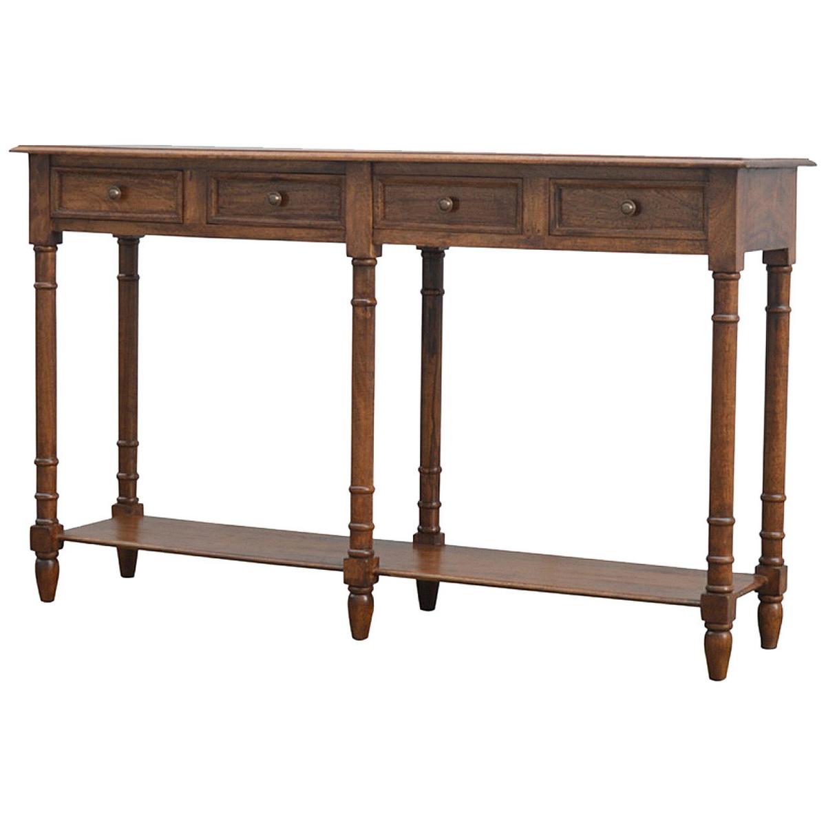 KONSOLENTISCH Flur - Braun, Holz (150/40/90cm) - Artisan Furniture