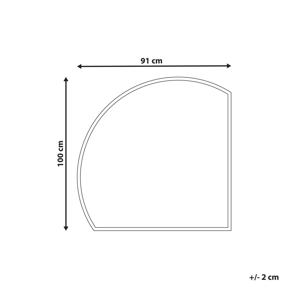 LED-BADEZIMMER-SPIEGEL 100/100 cm Silber Ozenay - Silberfarben, Glas (100/100/2cm) - Beliani