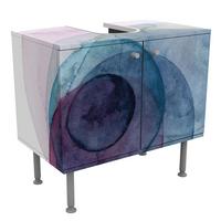 WASCHBECKENUNTERSCHRANK Urknall - lila 60/55/35 cm - Violett, Holzwerkstoff (60/55/35cm) - Bilderwelten
