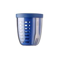 FRUITPOT Ellipse Vivid Blue 600 ml - Blau, Kunststoff (10.7/12.7/10.7cm) - Mepal