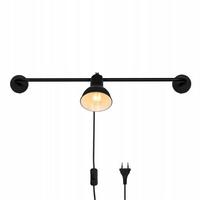WANDLEUCHTE Lichturnis 8/8/77 cm - Schwarz, Metall (8/8/77cm) - ZMH