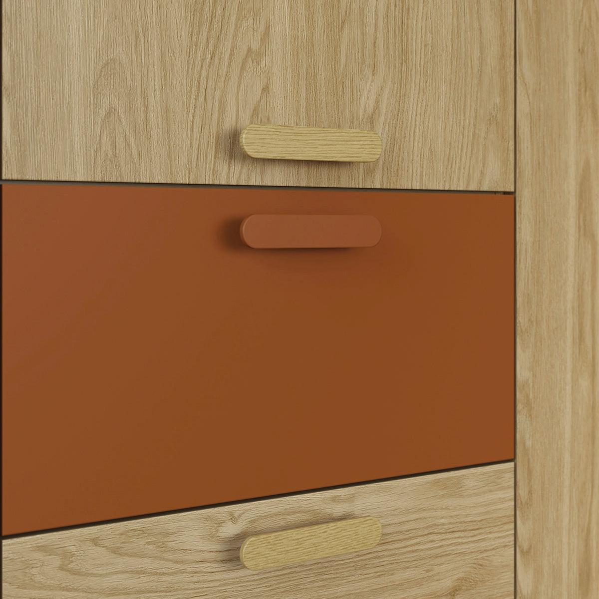 KLEIDERSCHRANK 4 Türen Sandy Holz - Braun, Holzwerkstoff (190/214.5/57.4cm) - Petits-meubles
