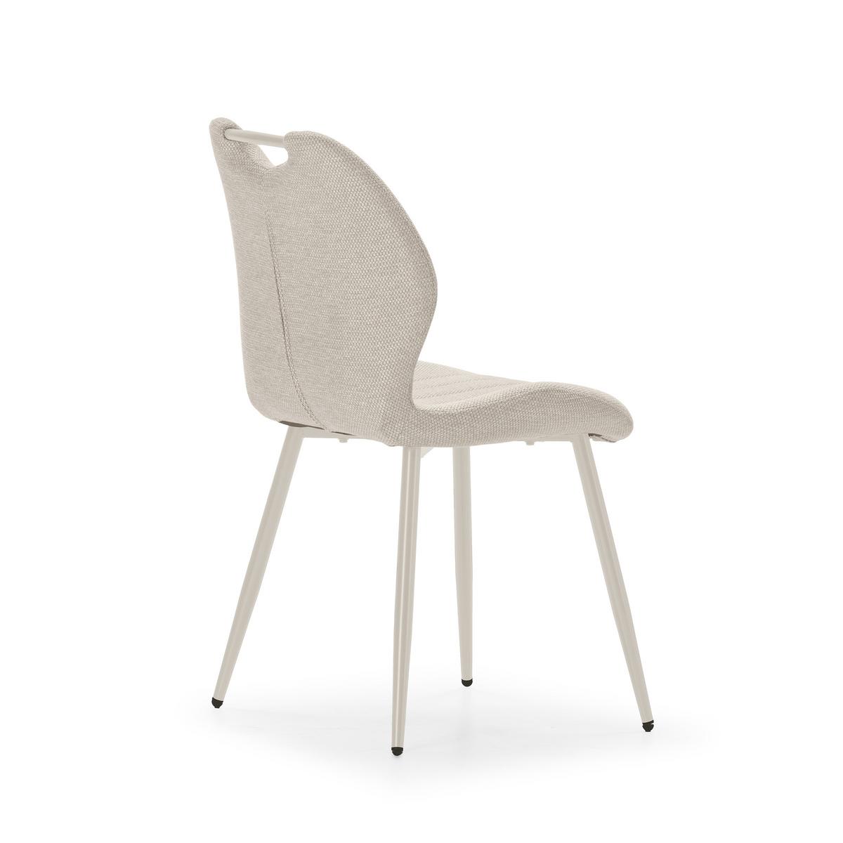 ESSZIMMERSTUHL Muli Beige 48/58/86 cm - Beige, Textil (58/86/48cm) - Calicosy