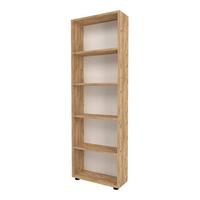 BÜCHERREGAL Vara - Eichefarben, Holzwerkstoff (55/172/20cm) - [en.casa]