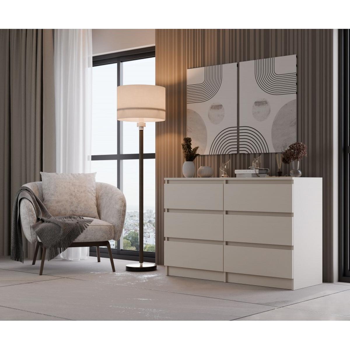KOMMODE Kaschmir 120/75/30 - Kaschmir, Holzwerkstoff (120/75/30cm) - RAUMHIRSCH FURNITURE
