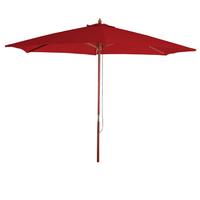 SONNENSCHIRM Bordeaux - Bordeaux, Holz (300/300cm) - MCW