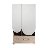 KINDERKLEIDERSCHRANK 2-türig BLOOM 2D1S - Kaschmir, Holzwerkstoff (100/176/52cm) - Lookway