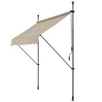 KLEMMMARKISE Stem - Sandfarben, Textil/Metall (200/309/120cm) - pro.tec