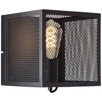 WANDLEUCHTE Maze 99731/86 - Schwarz, Metall (20/20/20cm) - Brilliant