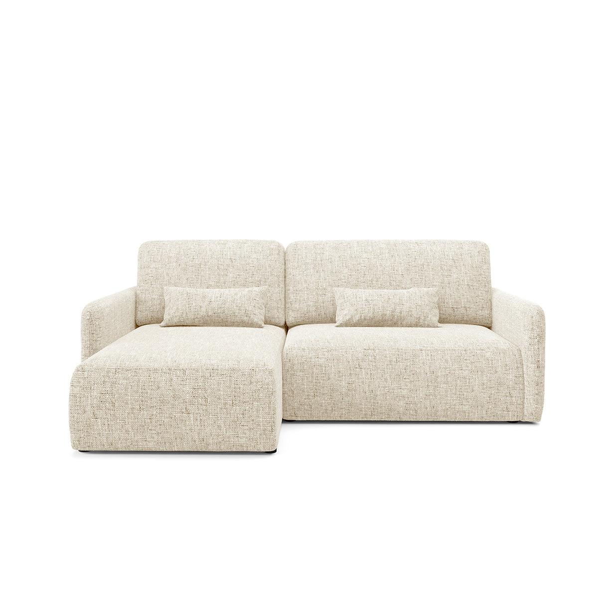ECKSOFA Lazare 3 Sitzplätze Weiß - Weiß, Holz (217/148cm) - Petits-meubles