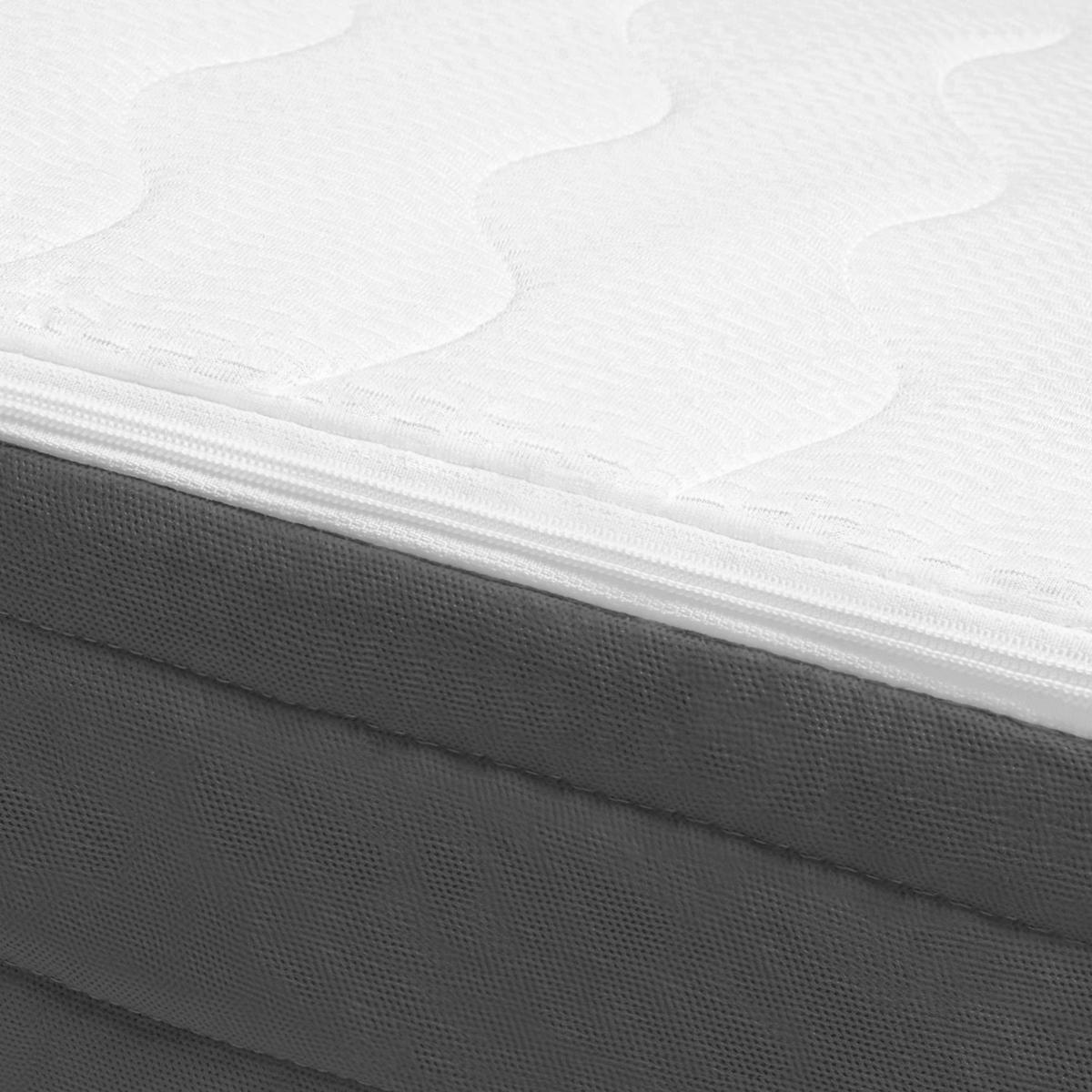 WENDEMATRATZE 90x200 cm – Kaltschaummatratze 7-Zonen H2/H3 mit waschbarem Bezug, ca. 17 cm - Weiß, Textil (90/200cm) - Mister Sandman
