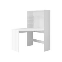 ECKSCHREIBTISCH MIT REGAL Zayden - Weiß, Holzwerkstoff (101/96/141cm) - MIRJAN24