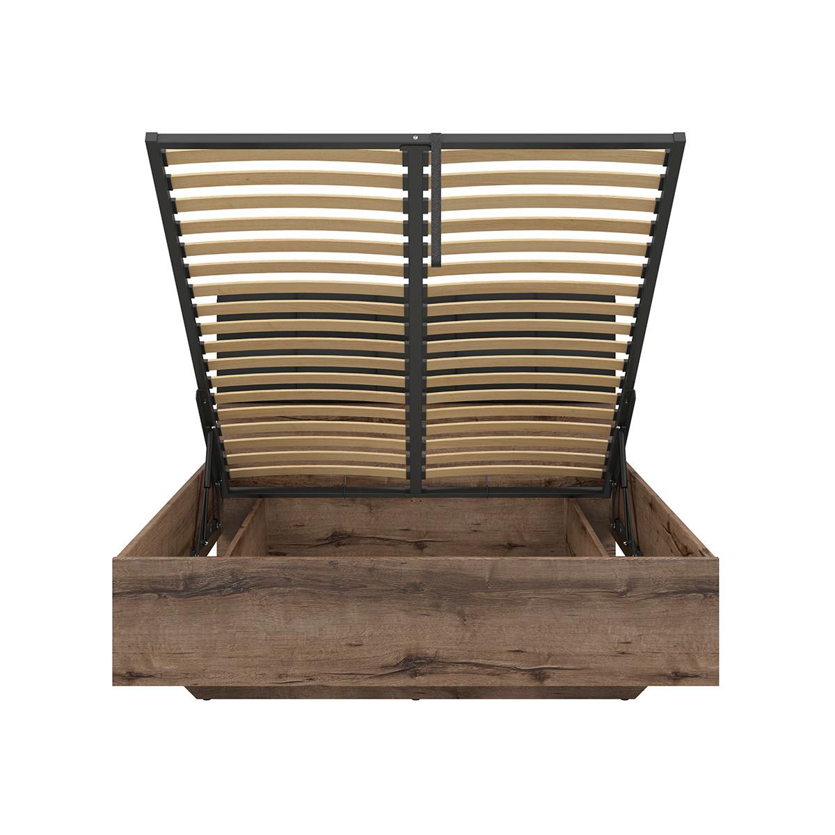 BOXBETT 140/200 Romane Holz - Braun, Holzwerkstoff (140/200cm) - Petits-meubles