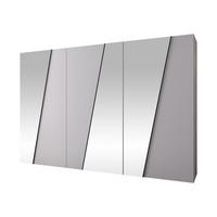 DREHTÜRENSCHRANK Zen 3L 300 cm - Schwarz/Weiß, Holzwerkstoff/Kunststoff (300/202/50cm) - MIRJAN24