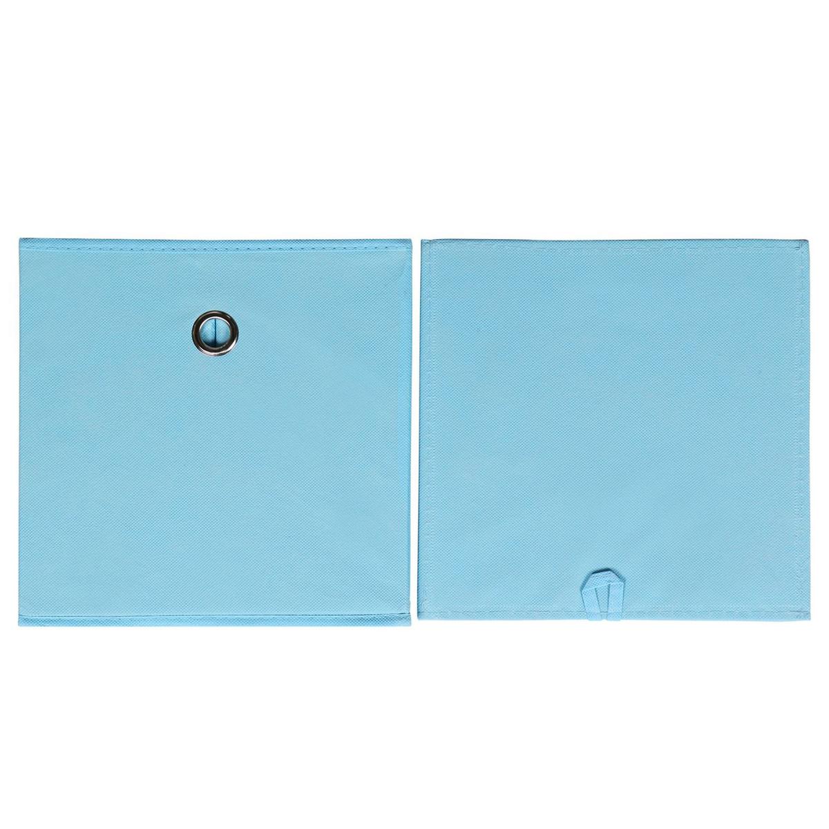FALTBOX ELA 2er-Set hellblau - Hellblau, Textil (27/27/27cm) - IDIMEX