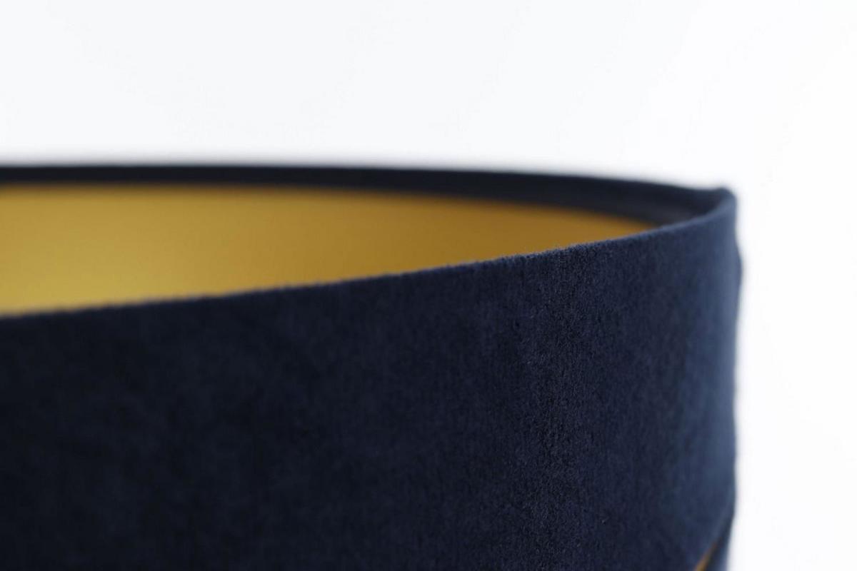 HÄNGELEUCHTE Blau 30/20 cm - Blau/Goldfarben, Kunststoff (30/0.4/20cm) - ONZENO