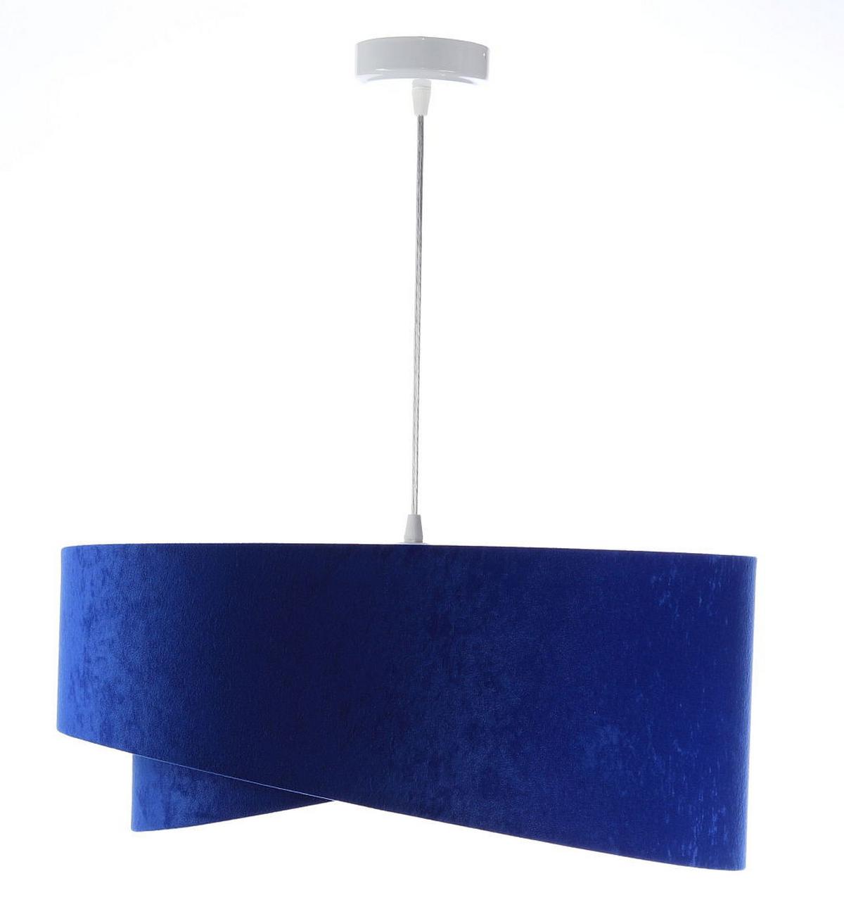 HÄNGELEUCHTE Blau 50/23 cm - Weiß, Kunststoff (50/1.3/23cm) - ONZENO