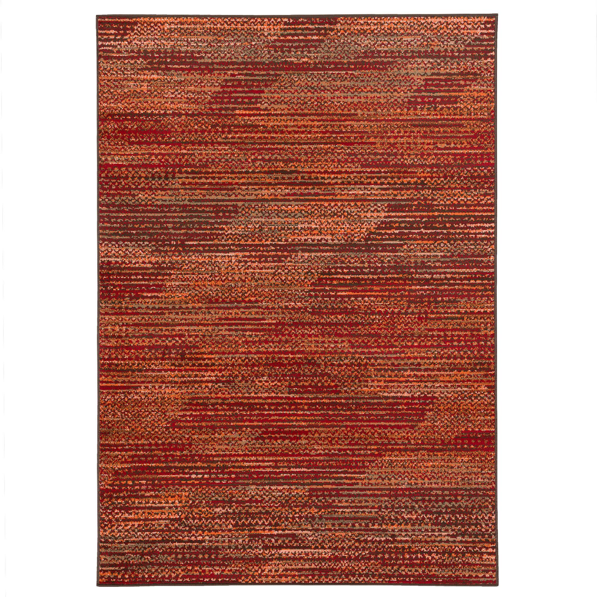MODERN DESIGNER VELOURS TEPPICH SAMBA - Terracotta, Textil (120/170cm) - Pergamon