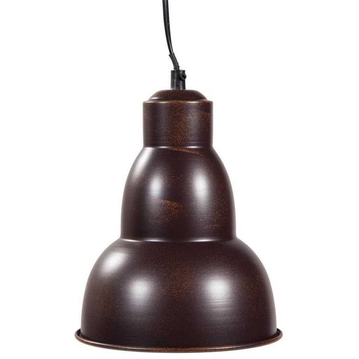LAMPE aus Metall, braun, 19x80cm - Schwarz, Metall (18.5/18.5/80cm) - Wanderlust