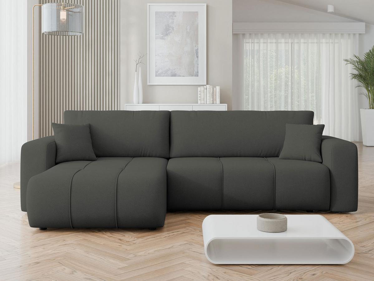 ECKSOFA Furyn Maxi - Schwarz, Holz/Kunststoff (274/145cm) - MIRJAN24
