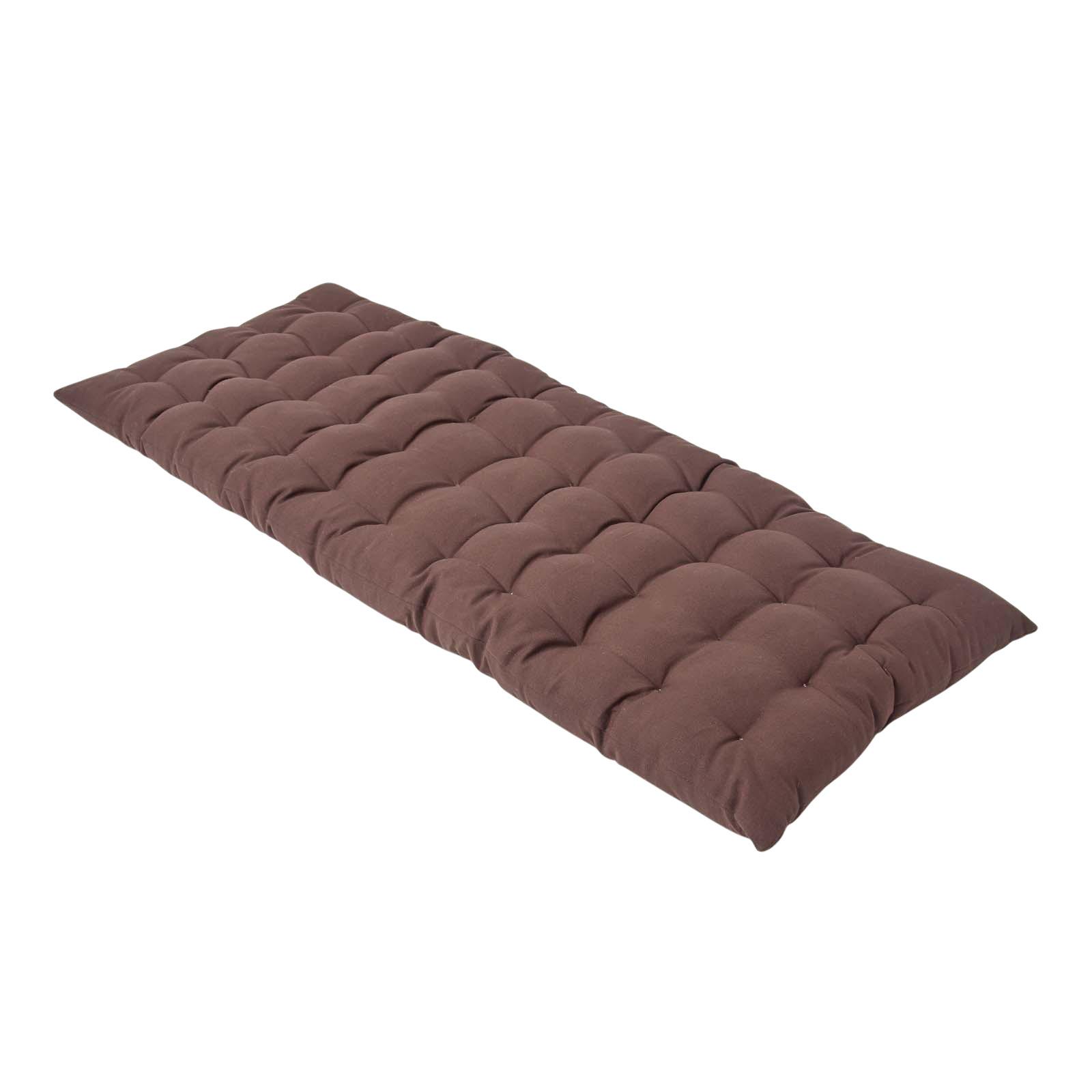 BANKAUFLAGE 2-Sitzer braun 108/42/5 cm - Braun, Textil (108/42/5cm) - Homescapes