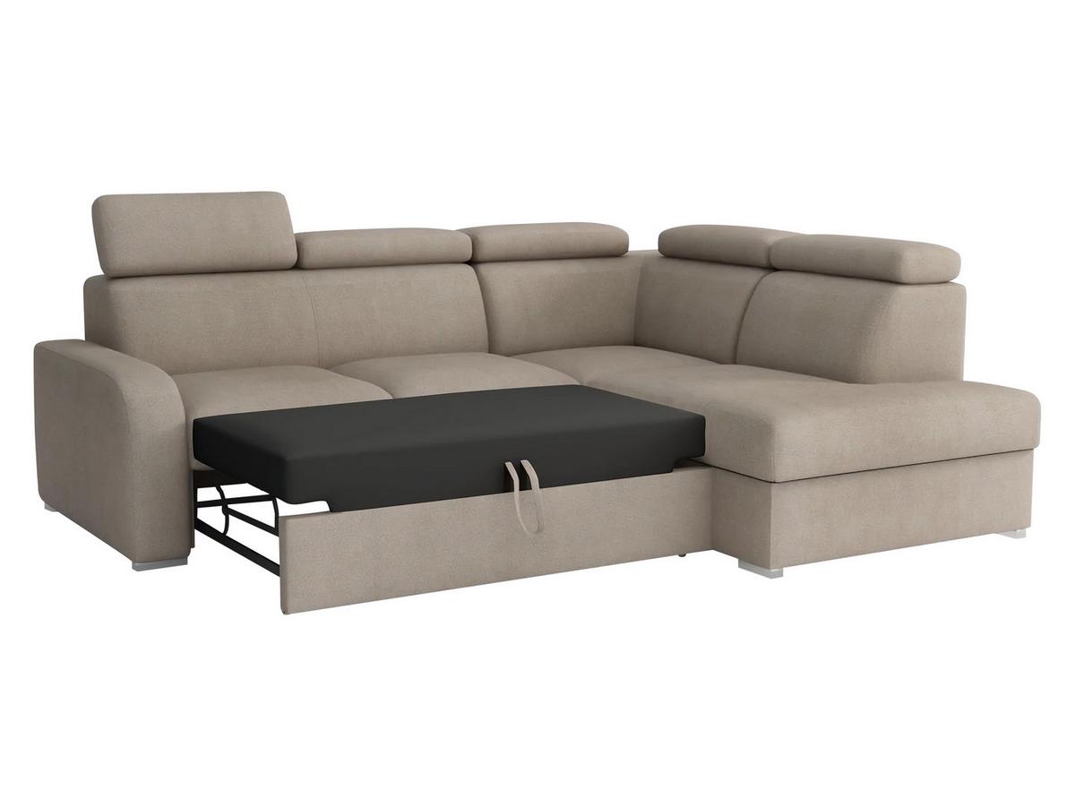 ECKSOFA Oslo 2rRLXp, Seite: Links LXP+R+2R - Silberfarben/Dunkelblau, Holz/Kunststoff (250/200cm) - MIRJAN24