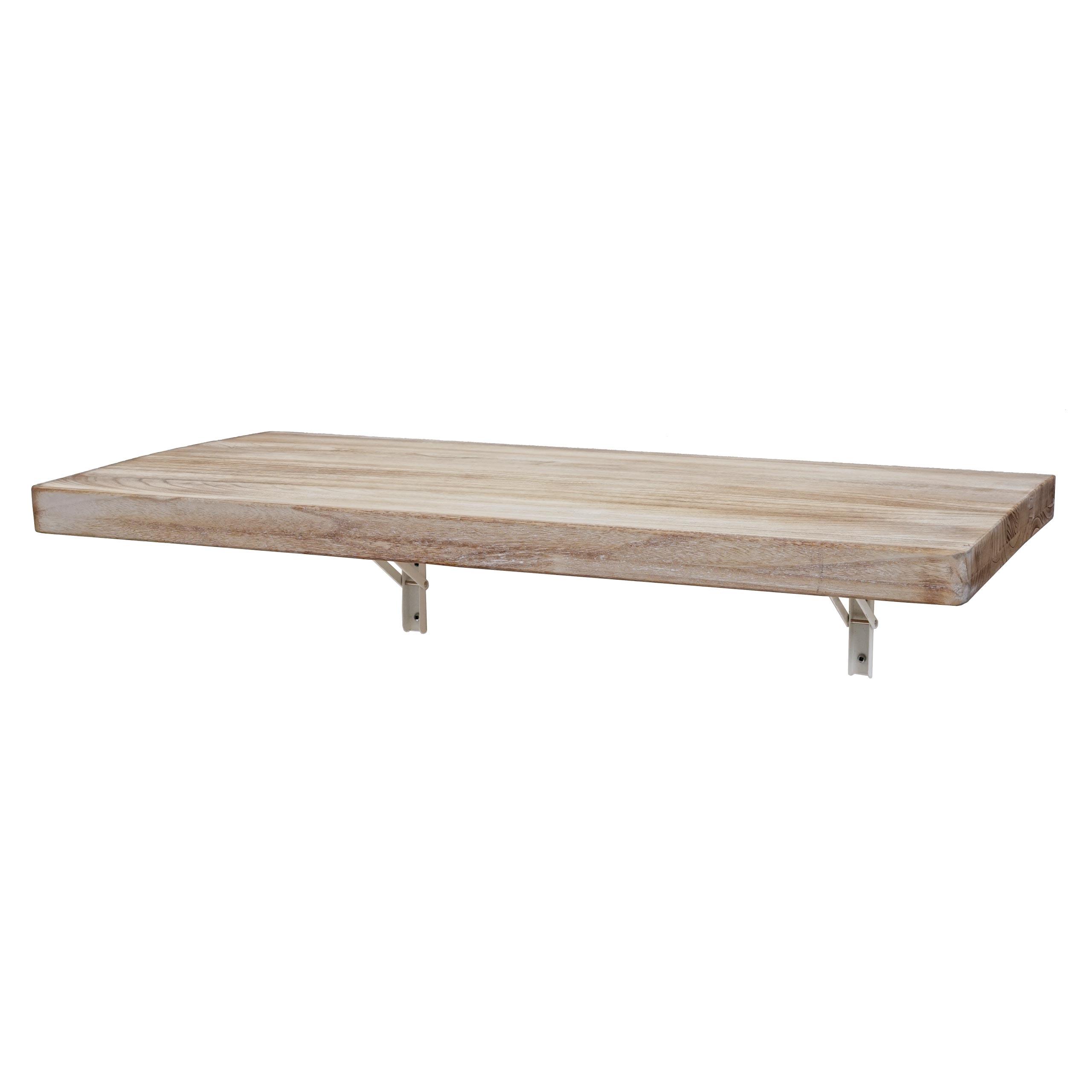WANDTISCH KLAPPBAR rechteckig Braun, Beige - Beige/Braun, Holz (100/20/50cm) - MCW