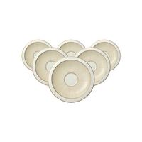 KAFFEE-/TEEUNTERTASSEN Ivoire weiß-gold ø 16 cm 6er Set - Goldfarben/Weiß, Keramik (16cm) - Villeroy & Boch