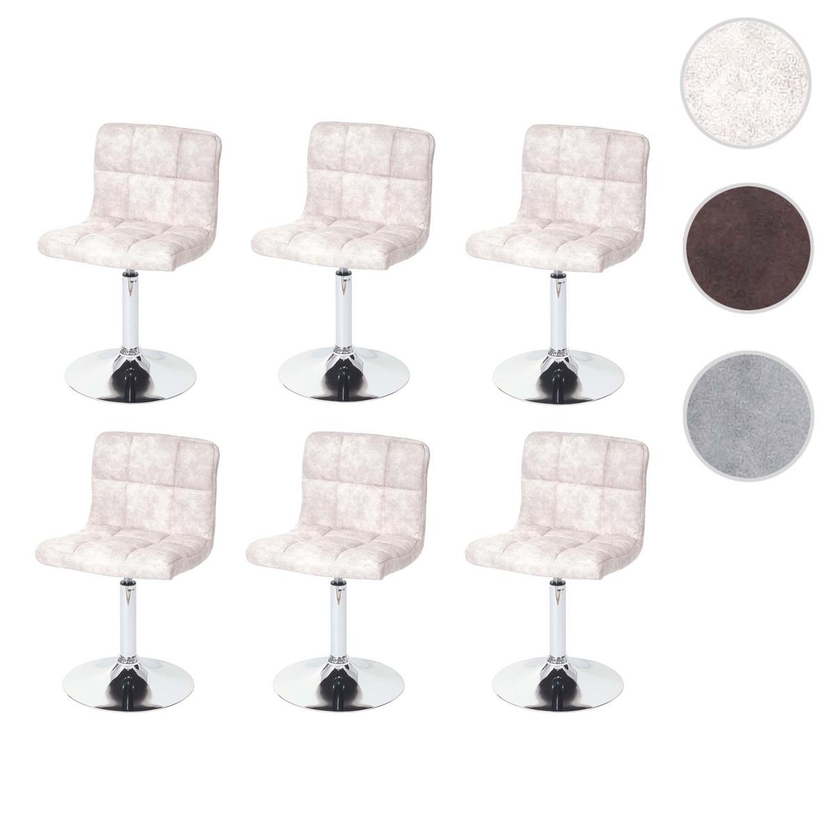 ESSZIMMERSTUHL Hellgrau 6er-Set - Hellgrau, Textil (45/78/48cm) - MCW