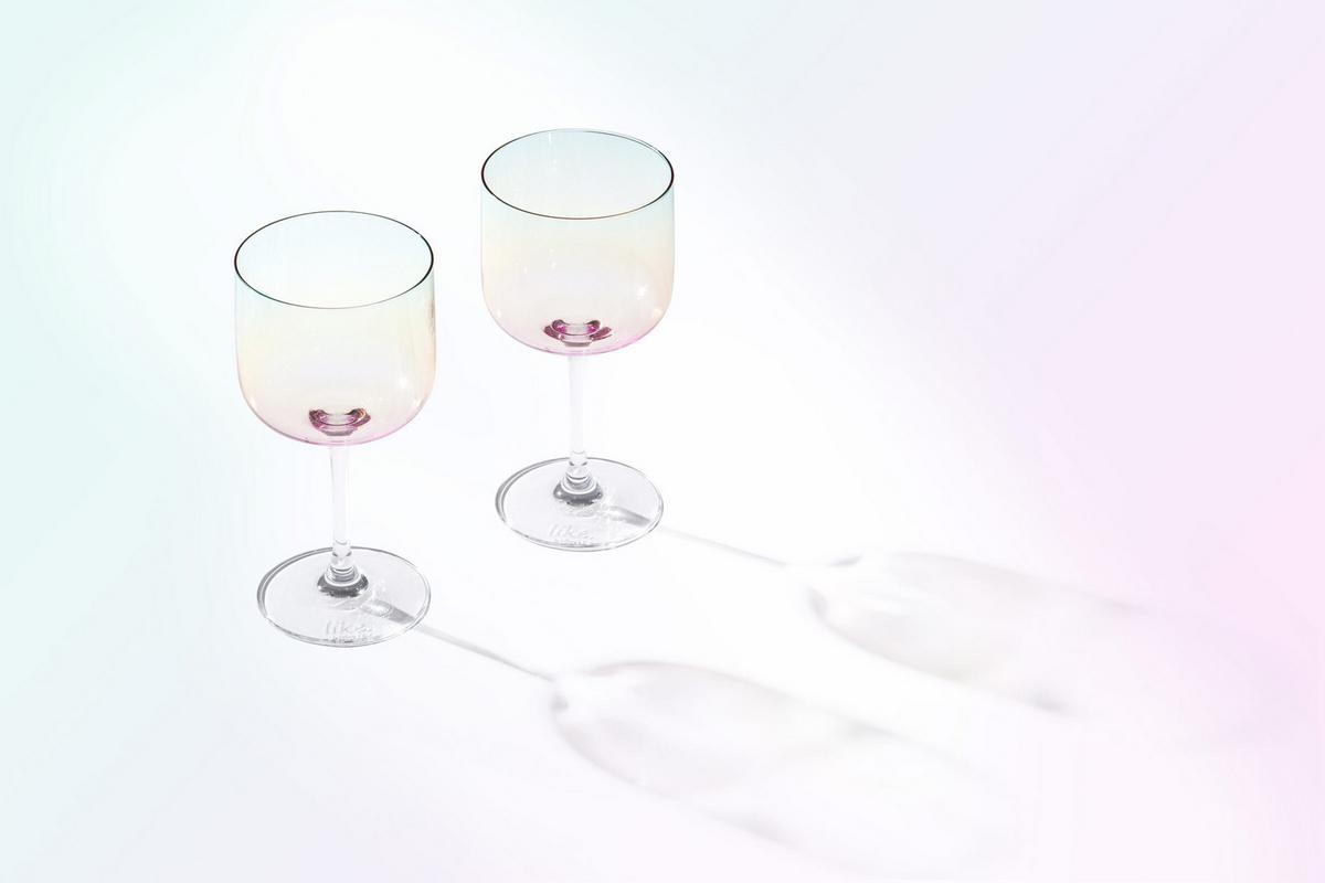 KOMPLETT-GLÄSER-SET Like Glass Pearl 8-tlg. - Grau, Glas - like.Villeroy & Boch