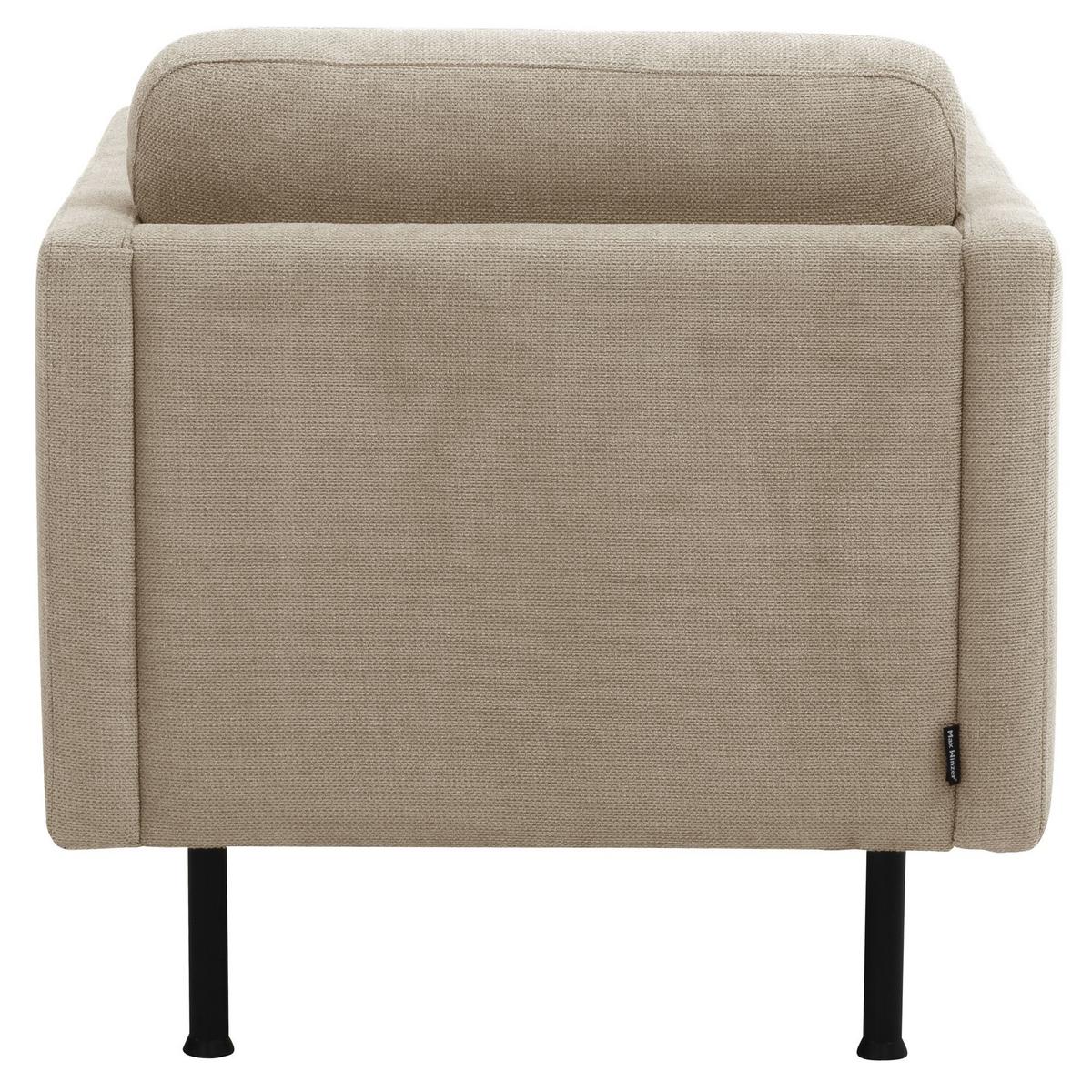 POLSTERSESSEL Katina Flachgewebe beige - Beige, Kunststoff (76/78/89cm) - 58aufmkessel