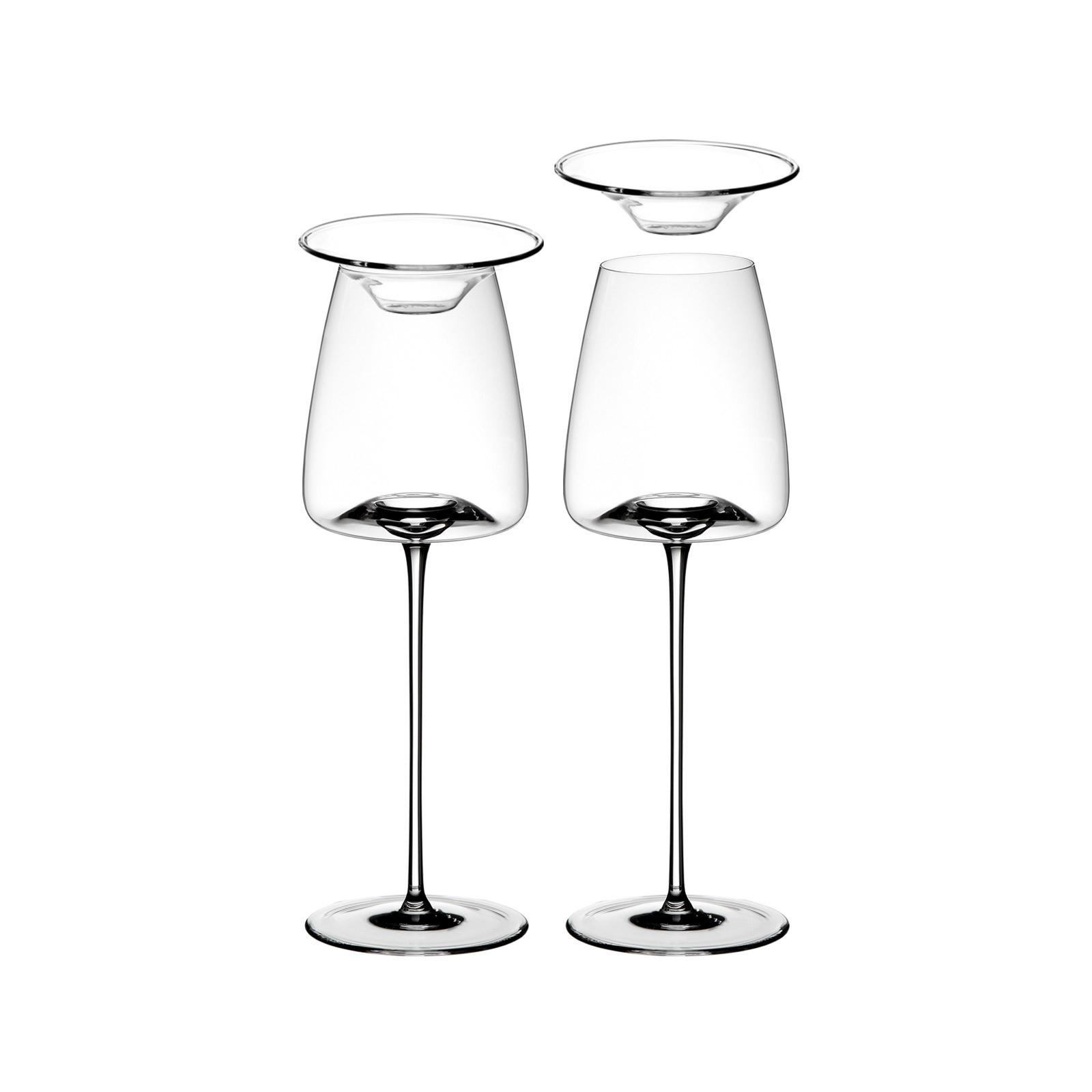 WEINGLÄSER + DECKEL Vision Fresh transparent 340 ml 2er Set - Transparent, Glas (0.34L) - Zieher
