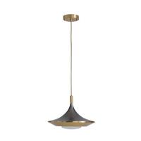 KRONLEUCHTER aus schwarzem metall mit messinggold-finish - orion 36/36/40-200 cm - Schwarz, Metall (36/36/200cm) - Signature