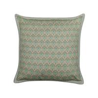 DEKOKISSEN Olivgrün 45/45 cm Pictus - Olivgrün, Naturmaterialien/Textil (45/45cm) - Beliani