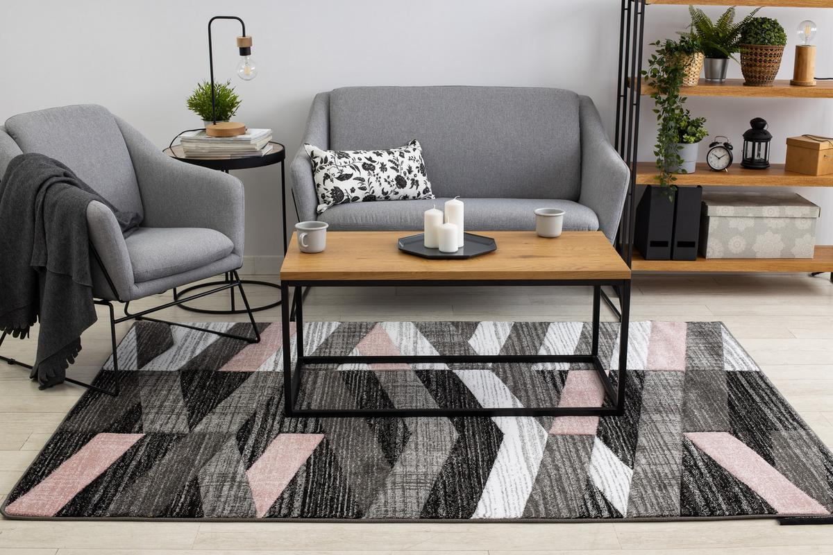 TEPPICH Alter 140/190 cm - Pink, Textil (140/190cm) - rugsX