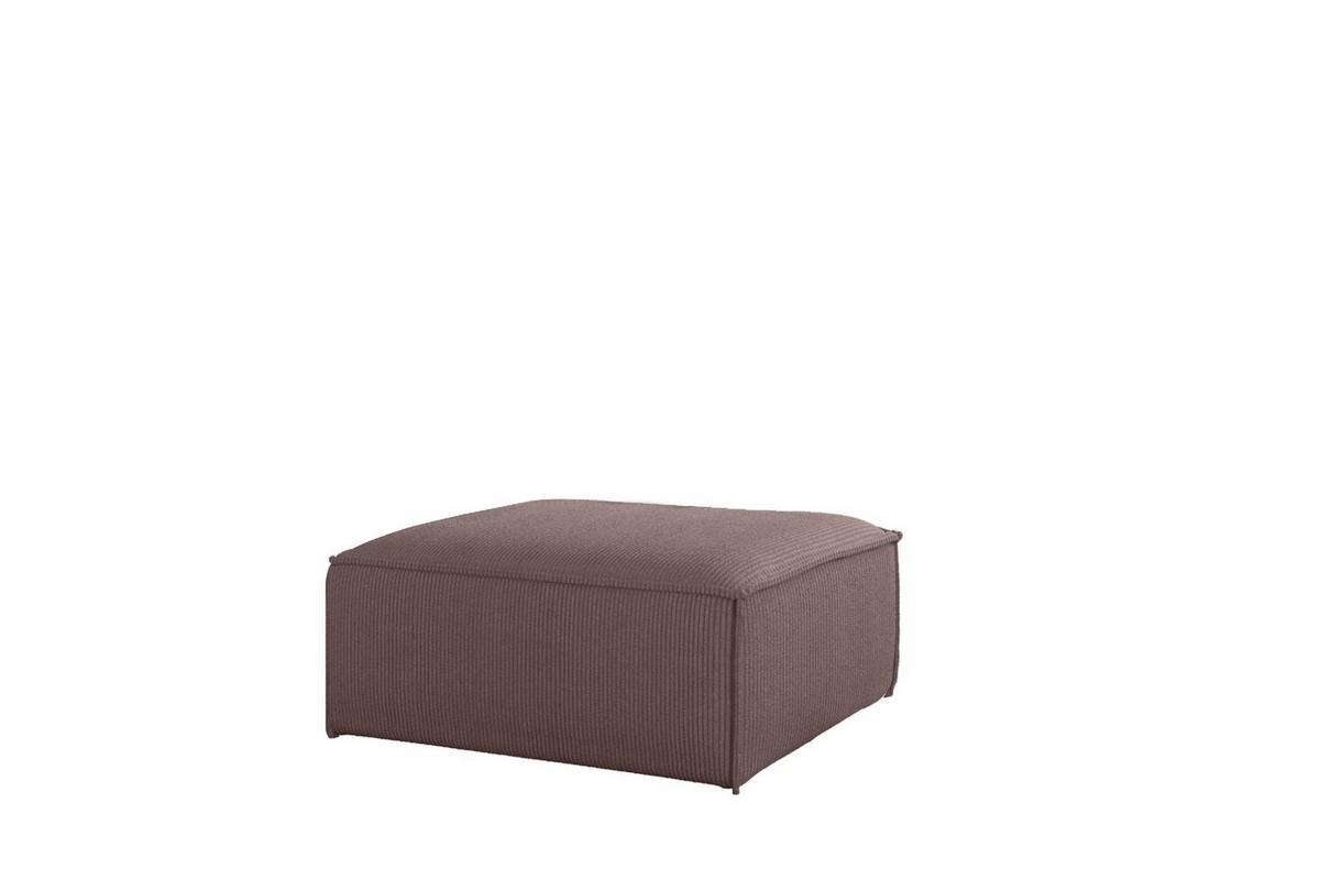 POLSTERHOCKER Celes Premium 85x85cm - Lila, Holzwerkstoff/Textil (85/40/85cm) - Fun Möbel