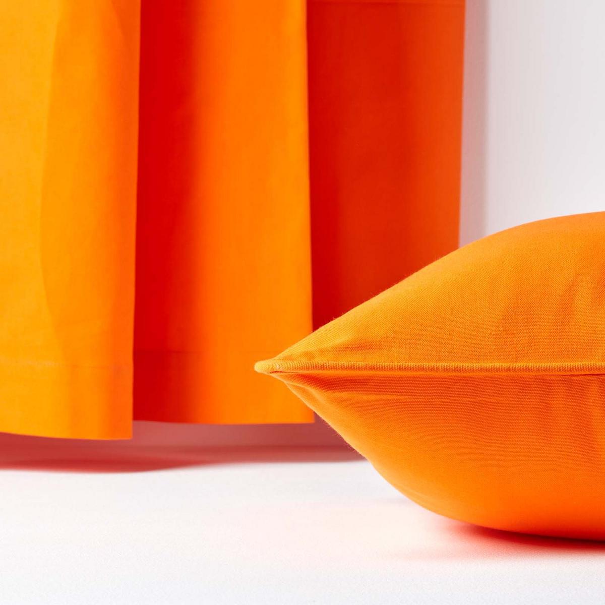 KISSENHÜLLE orange 60/60 cm, 100% Baumwolle - Orange, Textil (60/60cm) - Homescapes