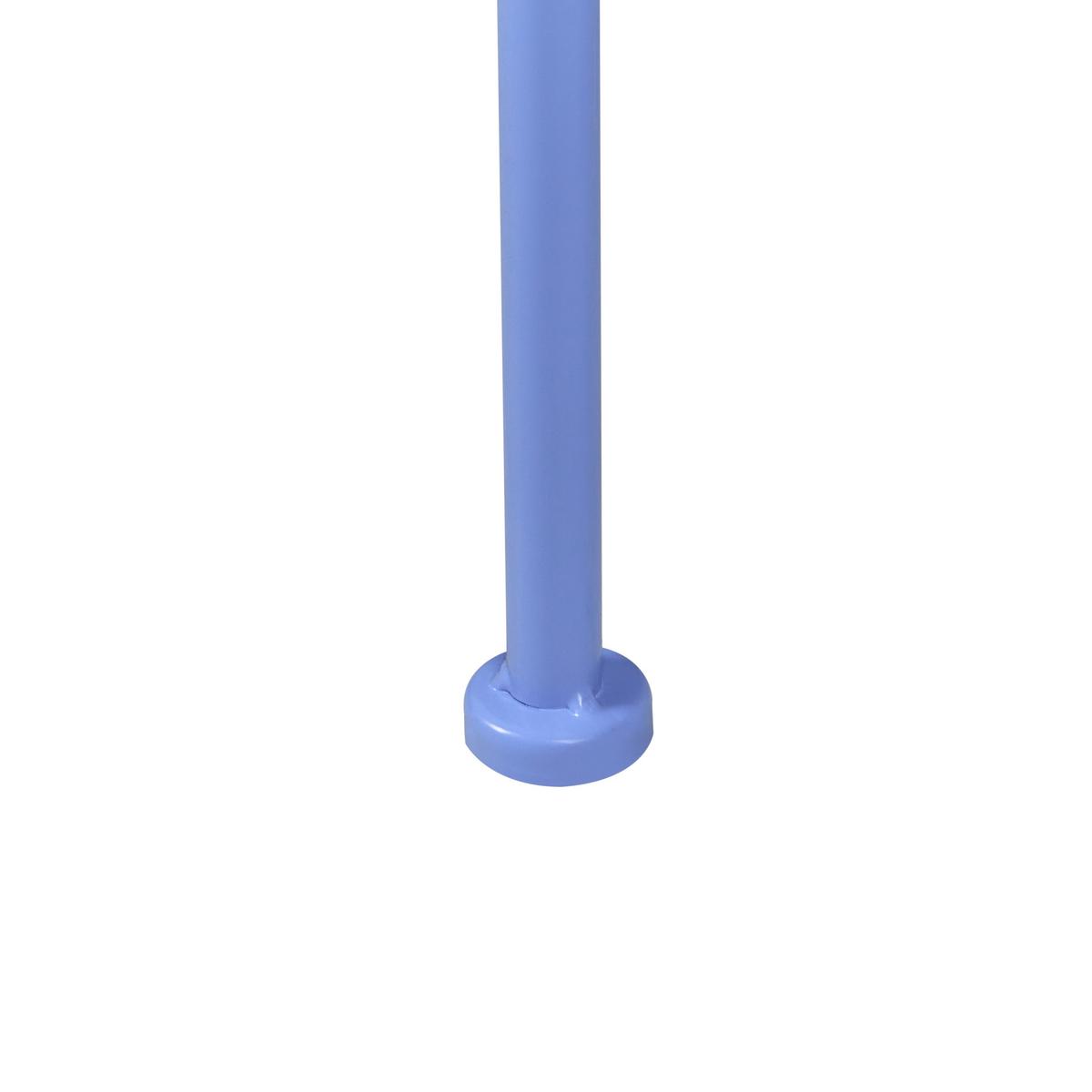 GARTENBANK Hellblau Cavinia - Blau, Metall (125/97/46cm) - Beliani