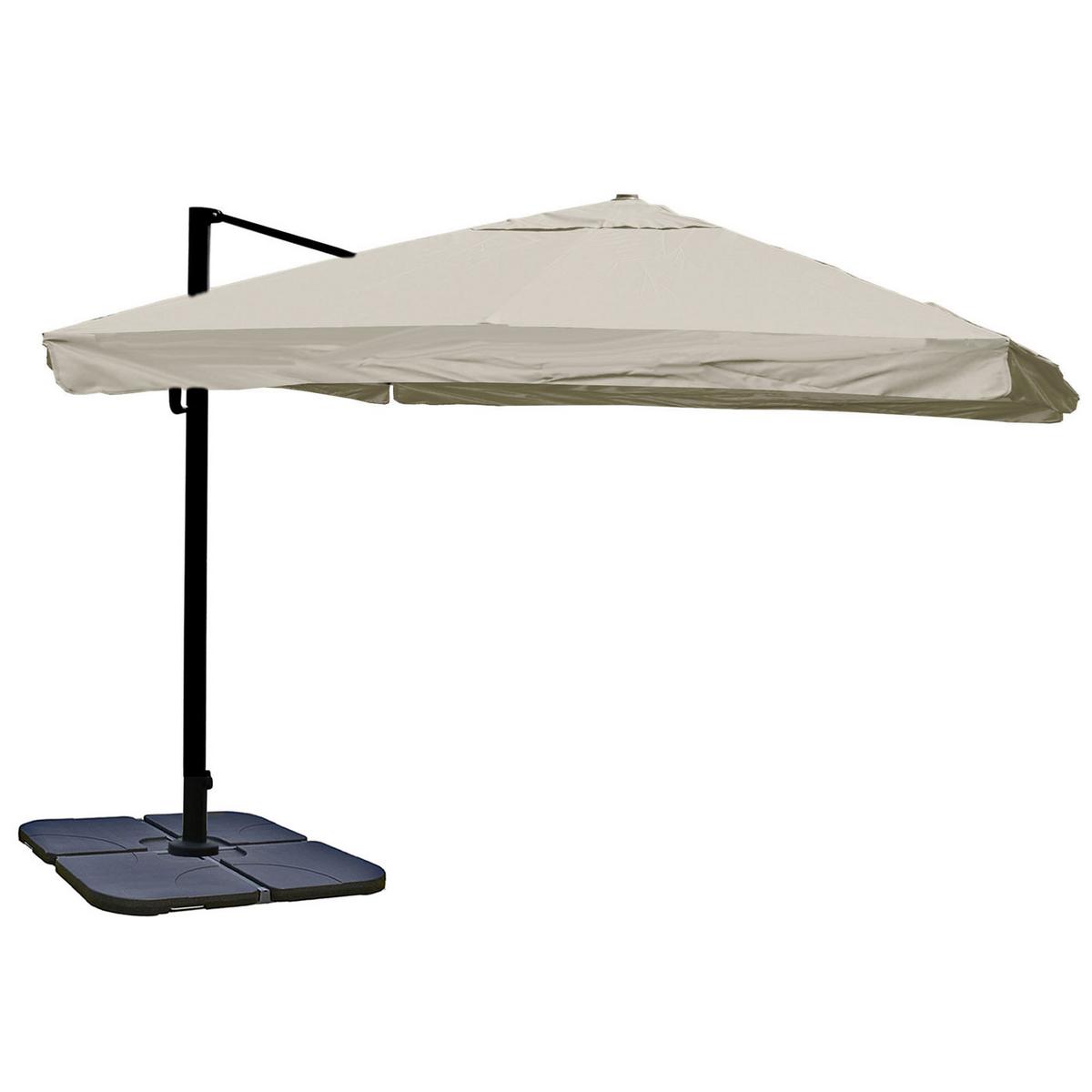 AMPELSCHIRM Ecru 350/350 cm - Ecru, Textil (410/350cm) - MCW
