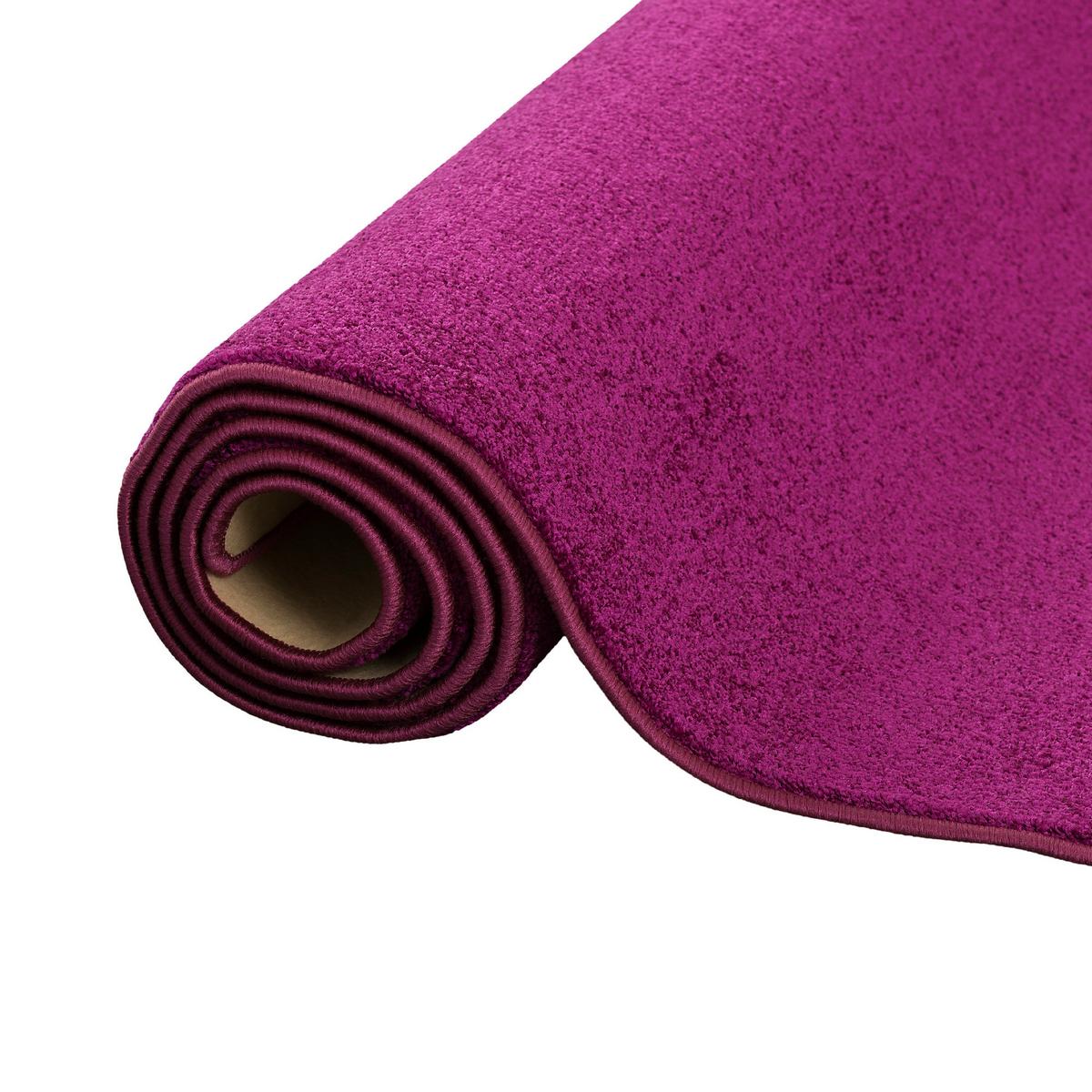 HOCHFLOR VELOURS TEPPICH LUNA - Violett, Textil (200/250cm) - Snapstyle