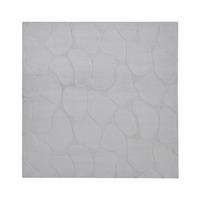 TEPPICH Hellgrau 160/160 cm Kawi - Hellgrau/Grau, Textil (160/160cm) - Beliani