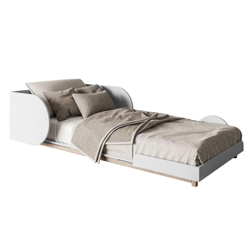 KINDERBETT BLOOM 90x160-200 cm - Kaschmir, Holzwerkstoff (204/58/106cm) - Lookway