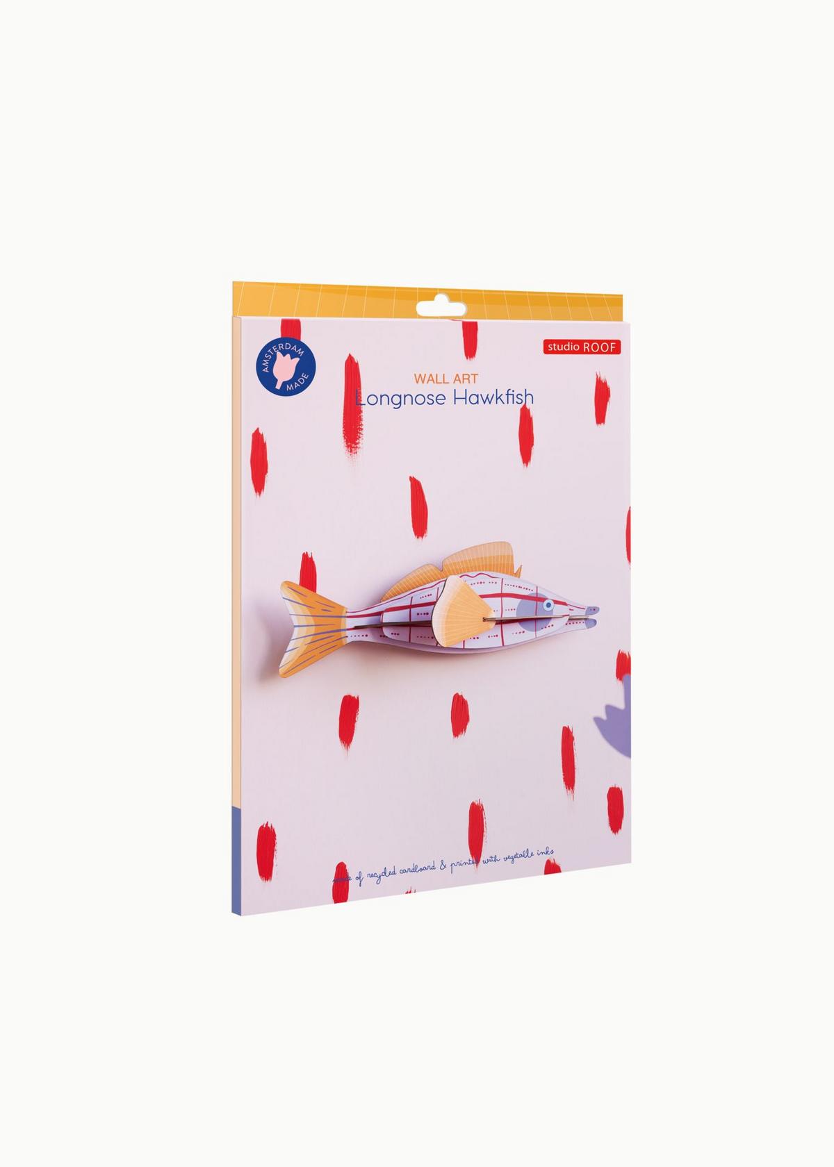 WANDDEKO Kreativer Fisch 8/8.5 cm - Multicolor, Wellpappe (8/8.5/26cm) - Studio Roof