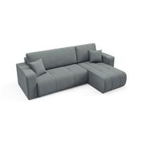 ECKSOFA Vasco 3 Sitzplätze Grau - Grau, Holz (247/145cm) - Petits-meubles