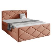 BOXBETT Herkules - H3 - Hellrosa, Holz (160/200cm) - MIRJAN24