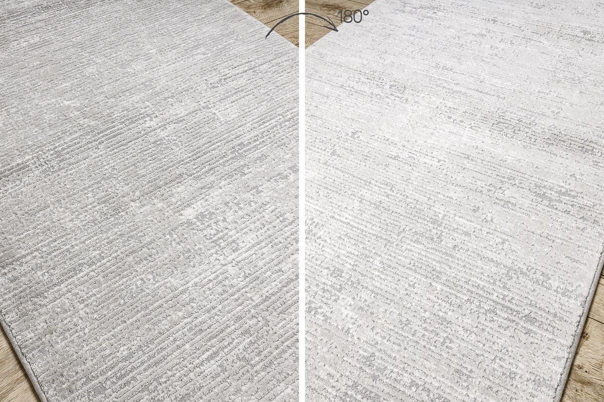 LÄUFER TULS MODERN 90/100 cm - Grau, Textil (90/100cm) - rugsX